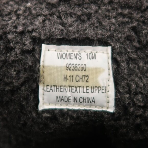 Sperry's Women's Trinity Black Gray Wool Lined Boot Size 10 Box included - Picture 7 of 8